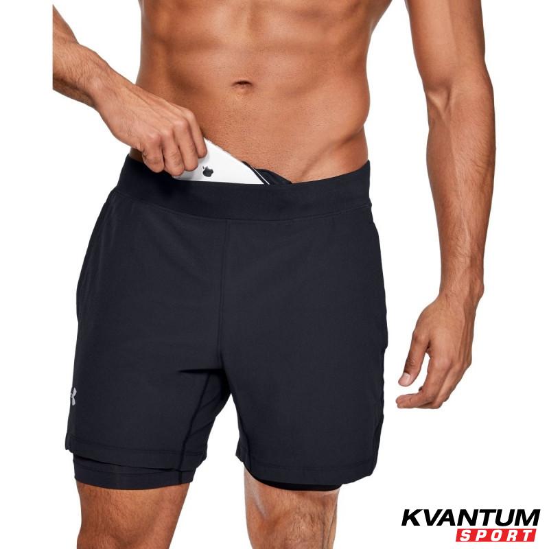 Men's UA QUALIFIER SPEEDPOCKET 2-N-1 SHORT