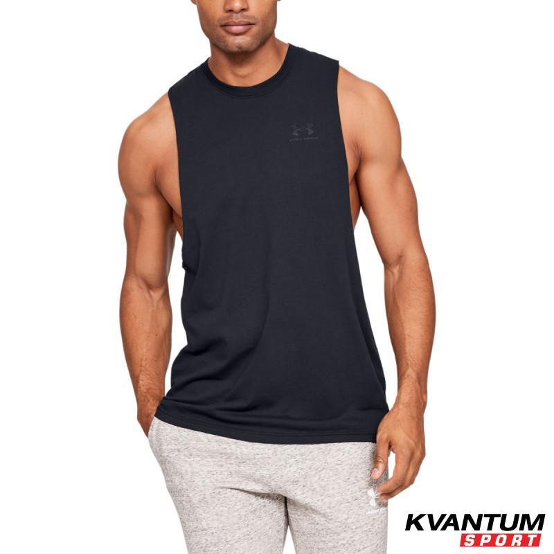 SPORTSTYLE LEFT CHEST CUT-OFF TEE