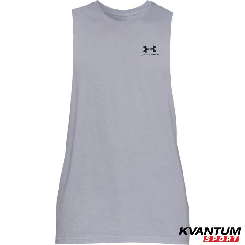 SPORTSTYLE LEFT CHEST CUT-OFF TEE