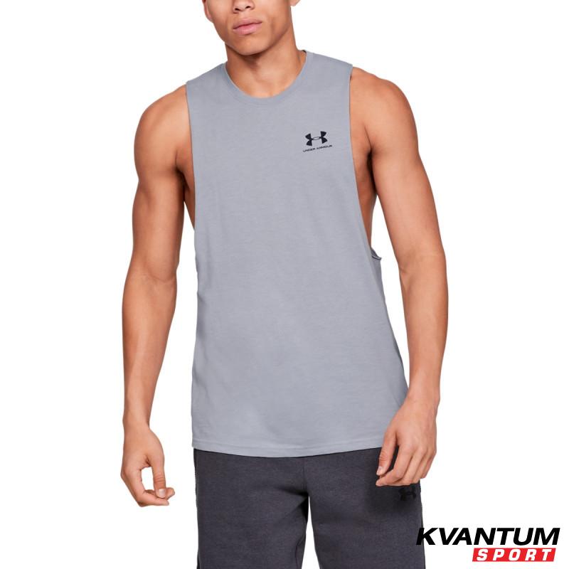 SPORTSTYLE LEFT CHEST CUT-OFF TEE