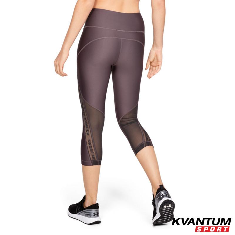 Women's UA HG Armour Capri Branded