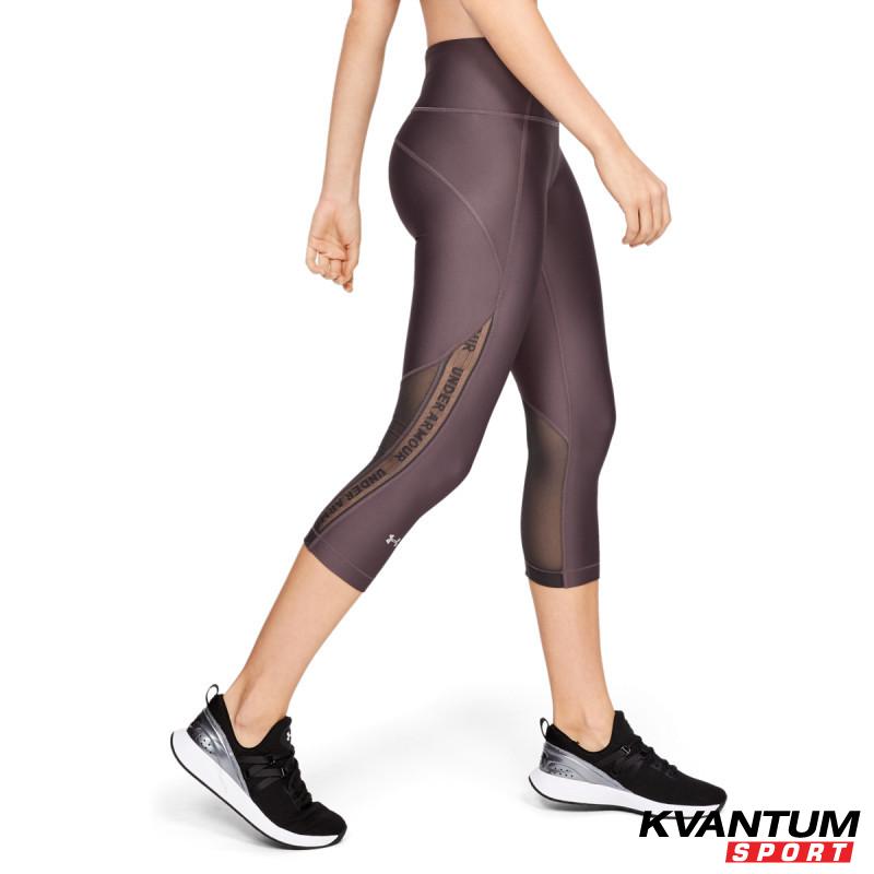 Women's UA HG Armour Capri Branded