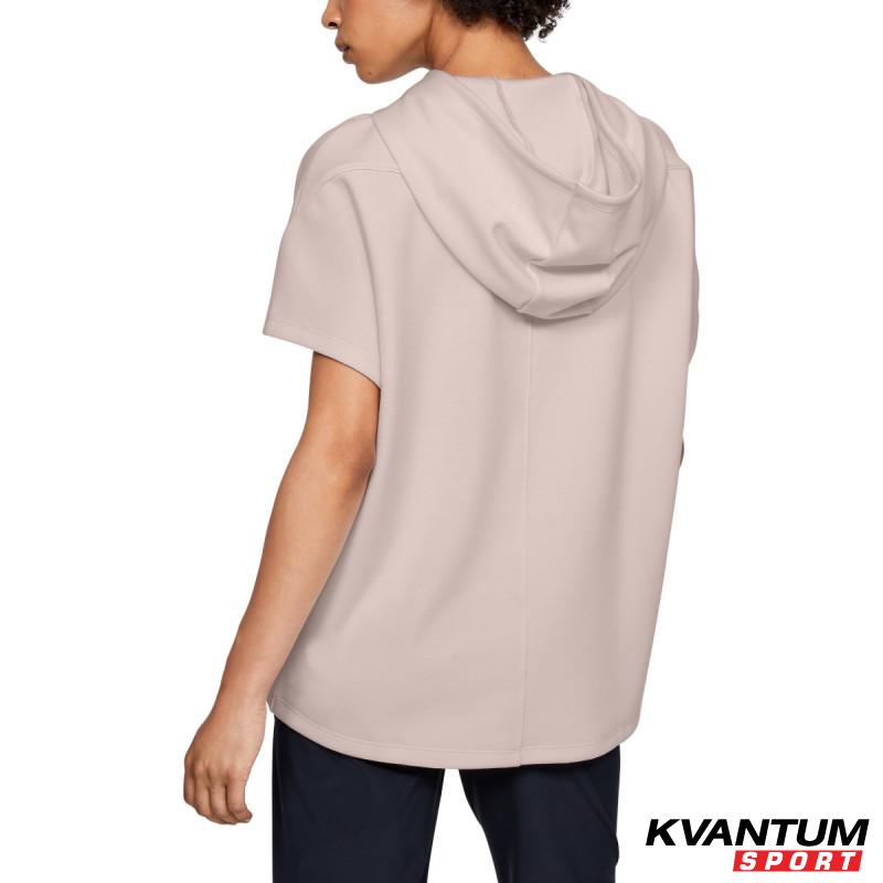 DOUBLE KNIT SS HOODED TUNIC