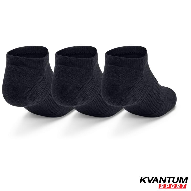 Unisex UA Training Cotton No Show Socks 3-Pack