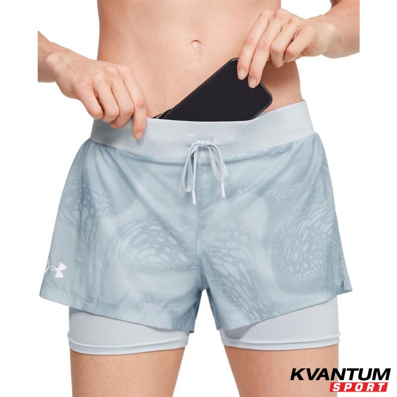 W UA RUN SPEEDPOCKET 2-IN-1 WEIGHTLESS SHORT