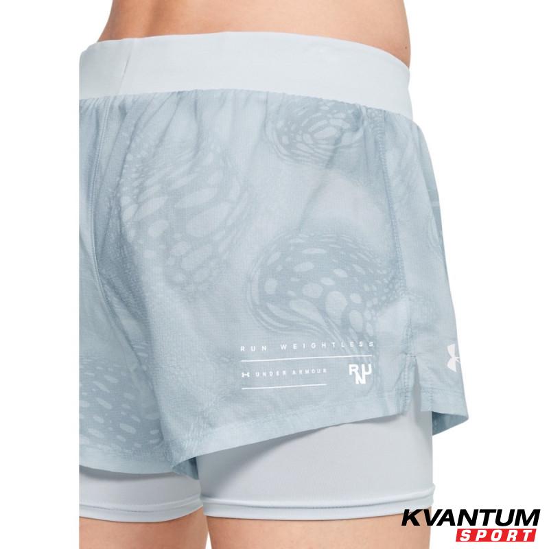 W UA RUN SPEEDPOCKET 2-IN-1 WEIGHTLESS SHORT