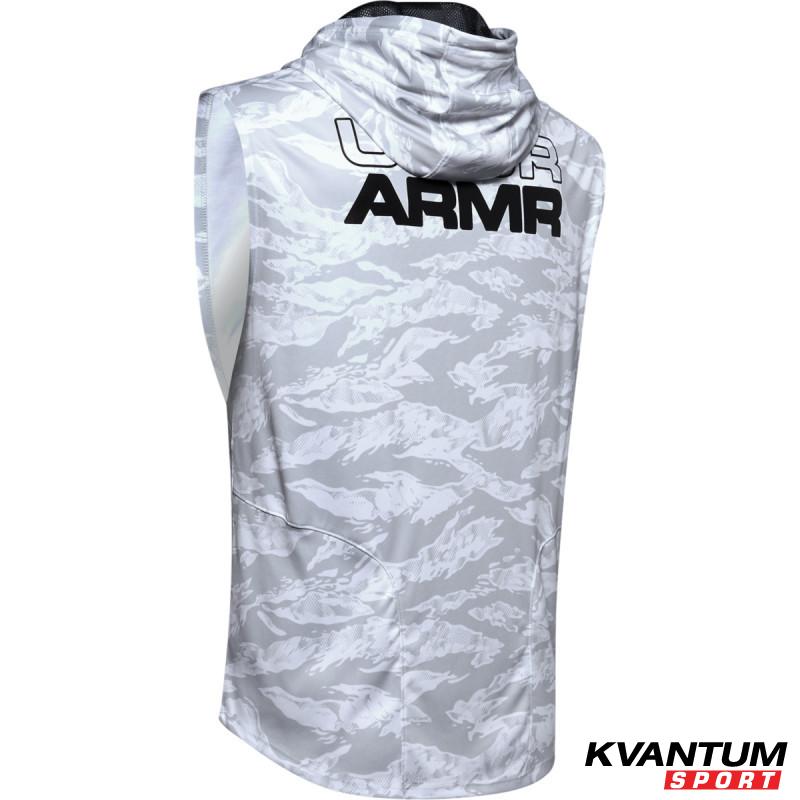 UA BASELINE SYN SLEEVELESS HOODIE 