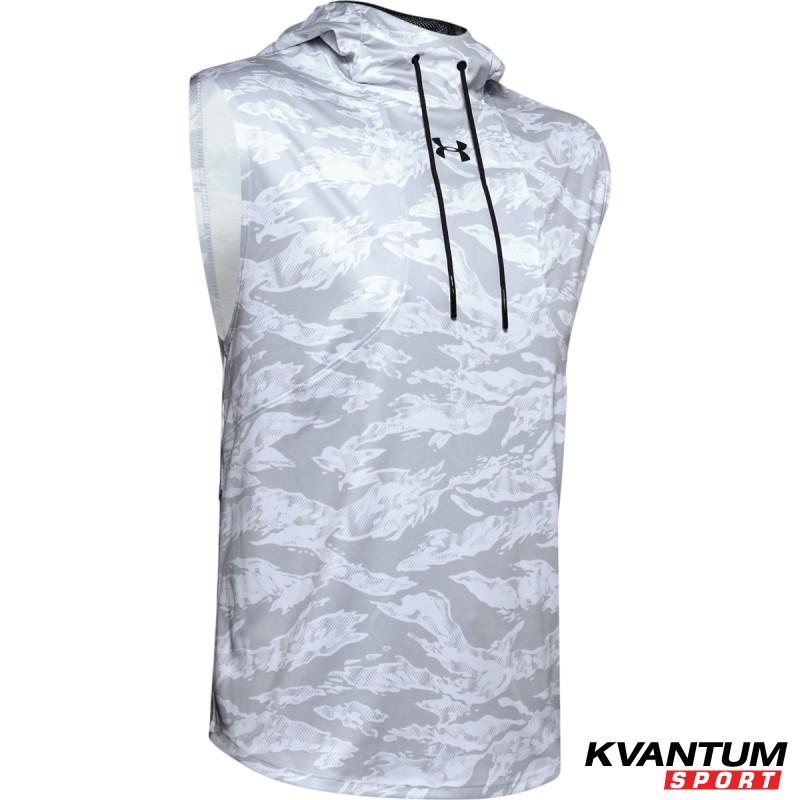UA BASELINE SYN SLEEVELESS HOODIE 