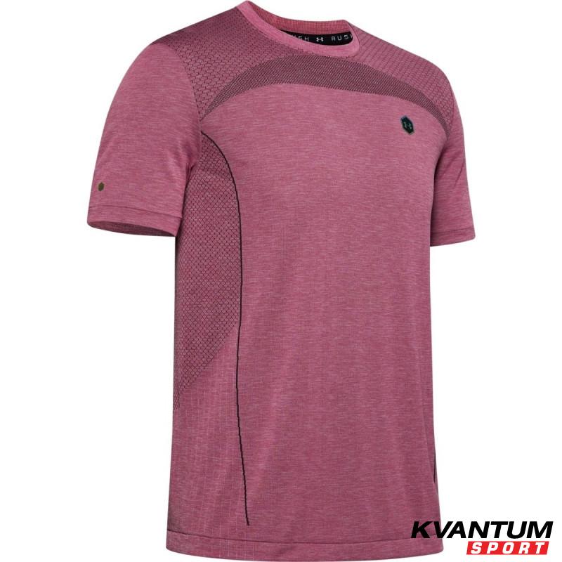 Men's UA RUSH™ Seamless Fitted Short Sleeve