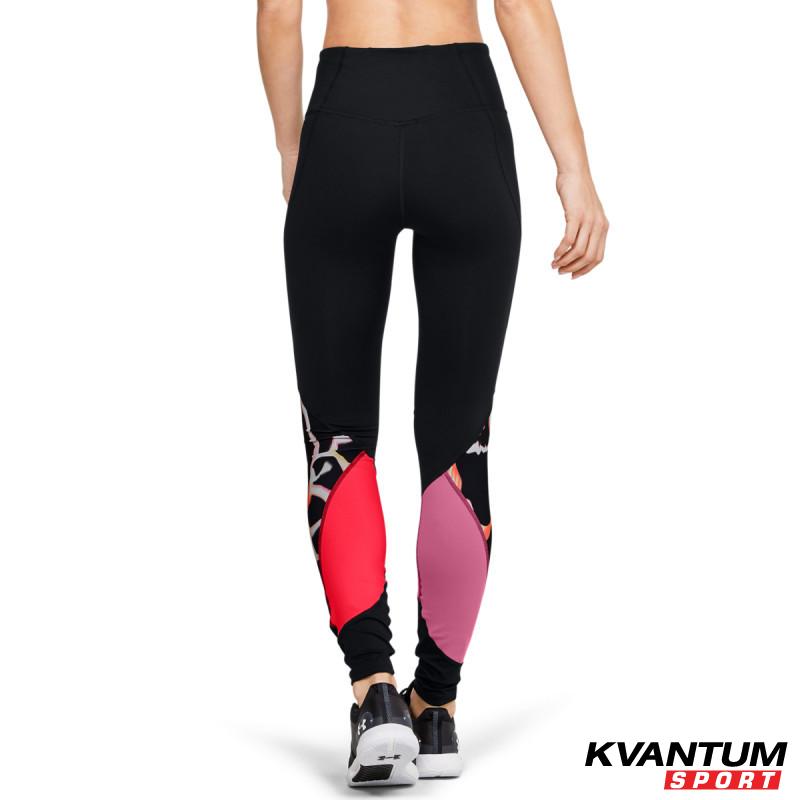 Women's UA RUSH PRINT COLOR BLOCK LEGGINGS