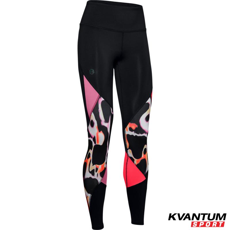 Women's UA RUSH PRINT COLOR BLOCK LEGGINGS