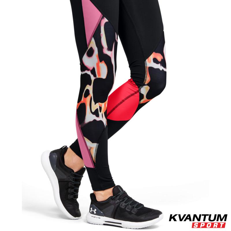 Women's UA RUSH PRINT COLOR BLOCK LEGGINGS