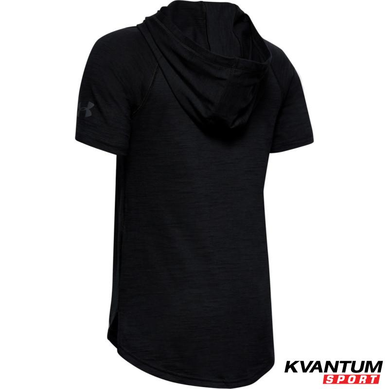 Boys' Project Rock Charged Cotton® Short Sleeve Hoodie