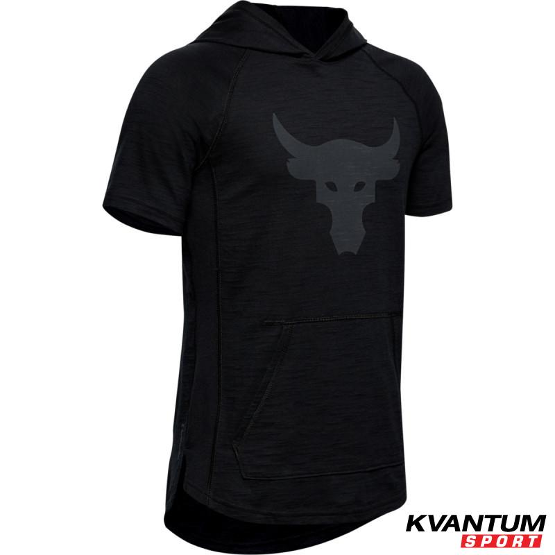 Boys' Project Rock Charged Cotton® Short Sleeve Hoodie