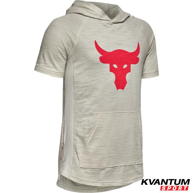 Boys' Project Rock Charged Cotton® Short Sleeve Hoodie