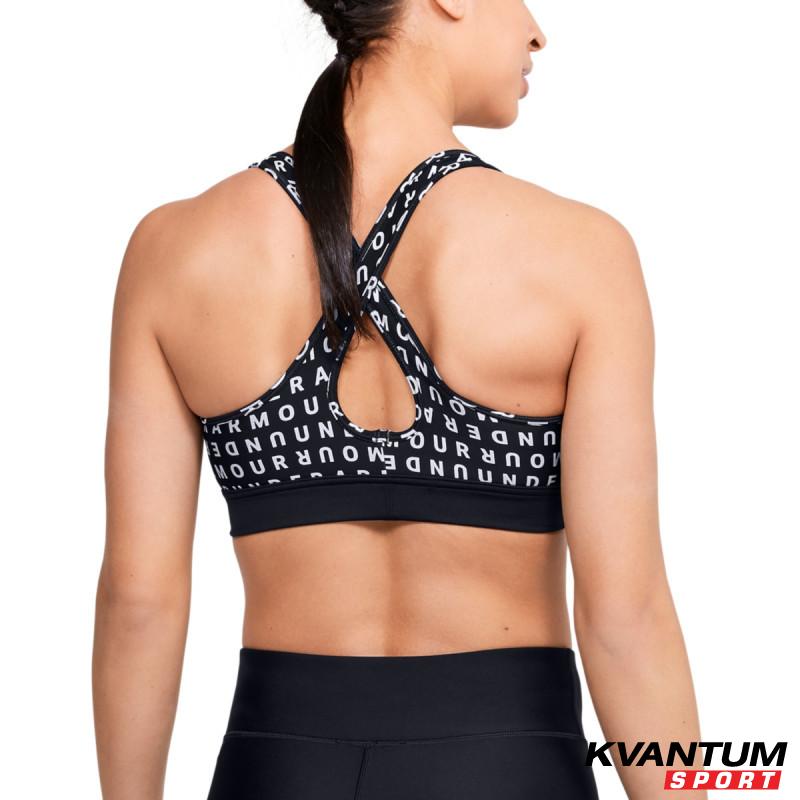 ARMOUR MID CROSSBACK PRINTED BRA