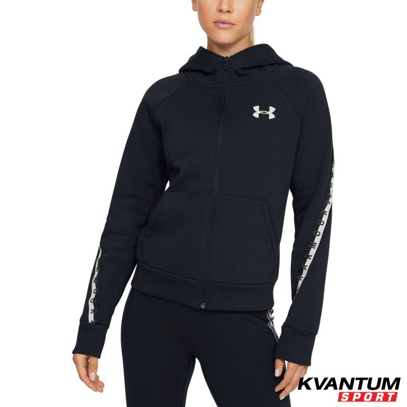 Women's UA Fleece Taped Wordmark Full Zip Hoodie