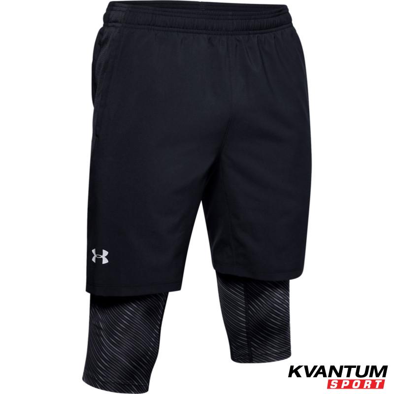 Men's UA Launch SW Long 2-in-1 Printed Shorts