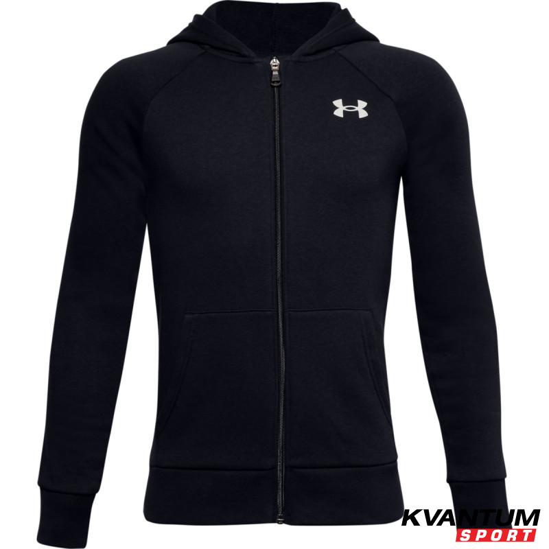 Hanorac Baieti RIVAL COTTON FZ HOODIE Under Armour