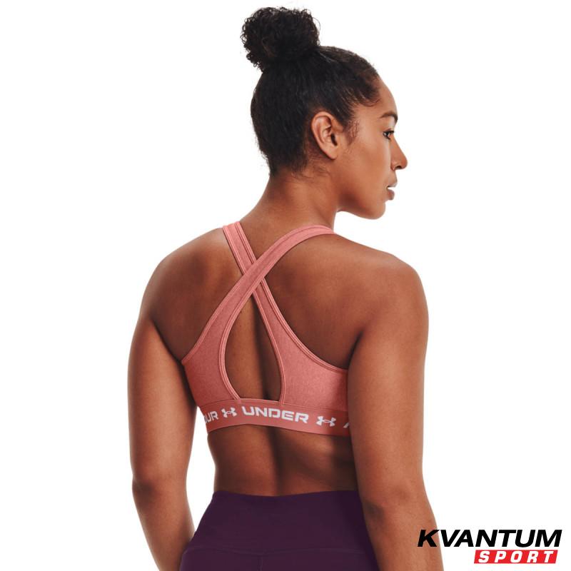 Women's UA CROSSBACK MID HEATHER BRA