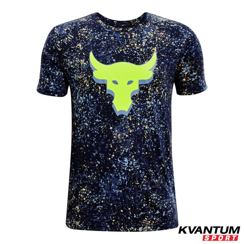 Boys' UA PROJECT ROCK CAMO SS