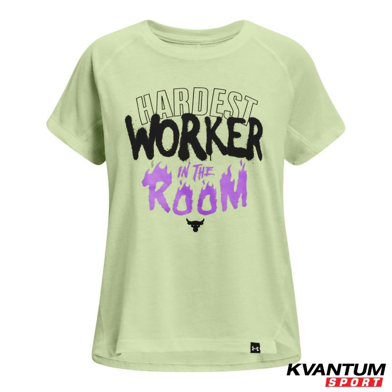 Tricou Fete PROJECT ROCK HWITR SS Under Armour