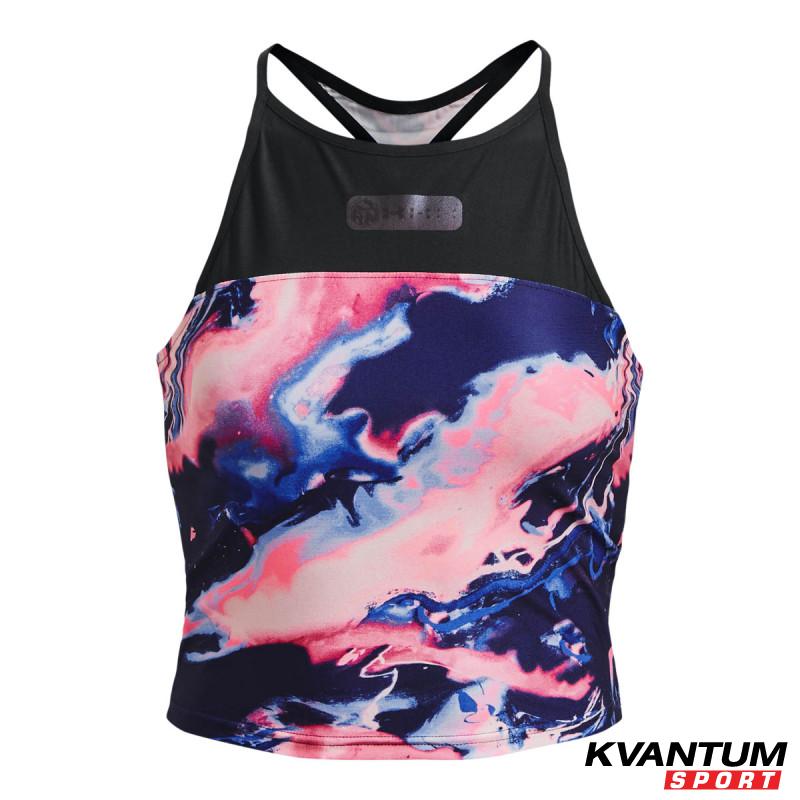 Maiou Dama RUN ANYWHERE CROP TANK Under Armour