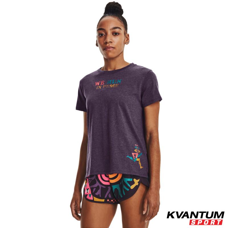 Tricou Dama RUN IN PEACE SS TEE Under Armour