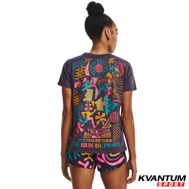 Tricou Dama RUN IN PEACE SS TEE Under Armour
