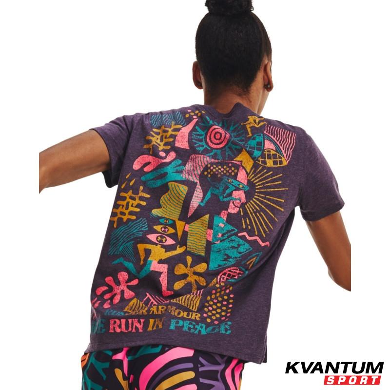 Tricou Dama RUN IN PEACE SS TEE Under Armour