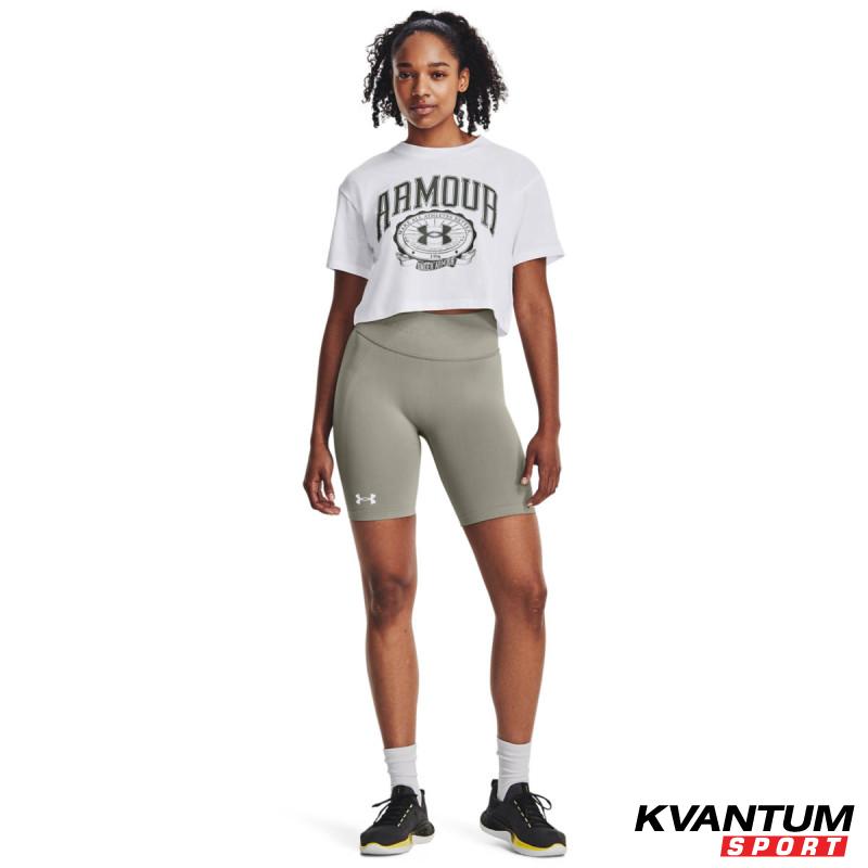 Tricou Dama COLLEGIATE CREST CROP SS Under Armour