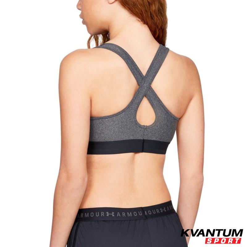 ARMOUR MID CROSSBACK HEATHER BRA