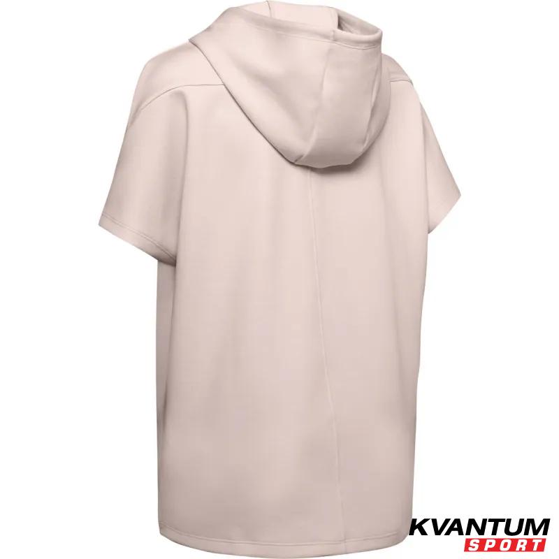 DOUBLE KNIT SS HOODED TUNIC 