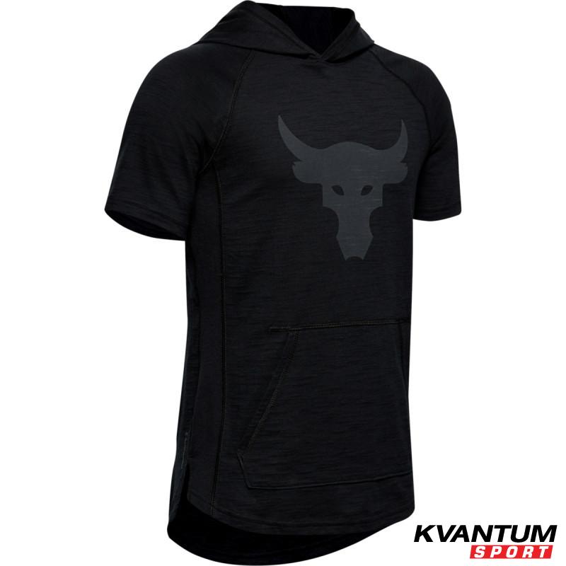 Boys' Project Rock Charged Cotton® Short Sleeve Hoodie